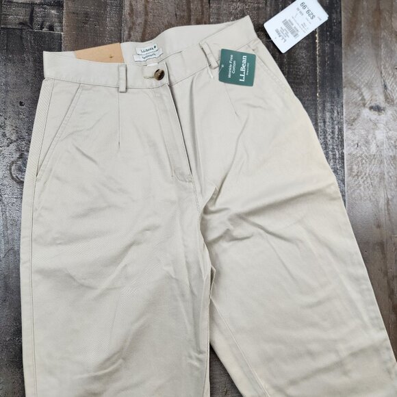 Womens LL Bean size 6 Reg Original Fit Chino Twill Pants 30" inseam - Picture 2 of 12